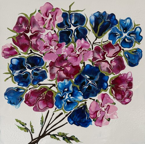 Luminous Bloom by Dominique Ludmann, Painting for Sale on Select