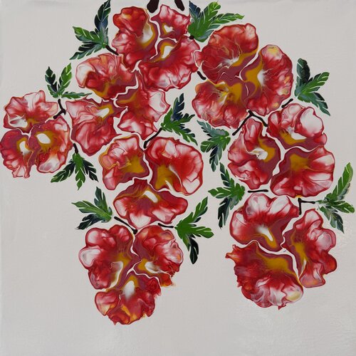 Fearless Bloom by Dominique Ludmann, Painting for Sale on Select