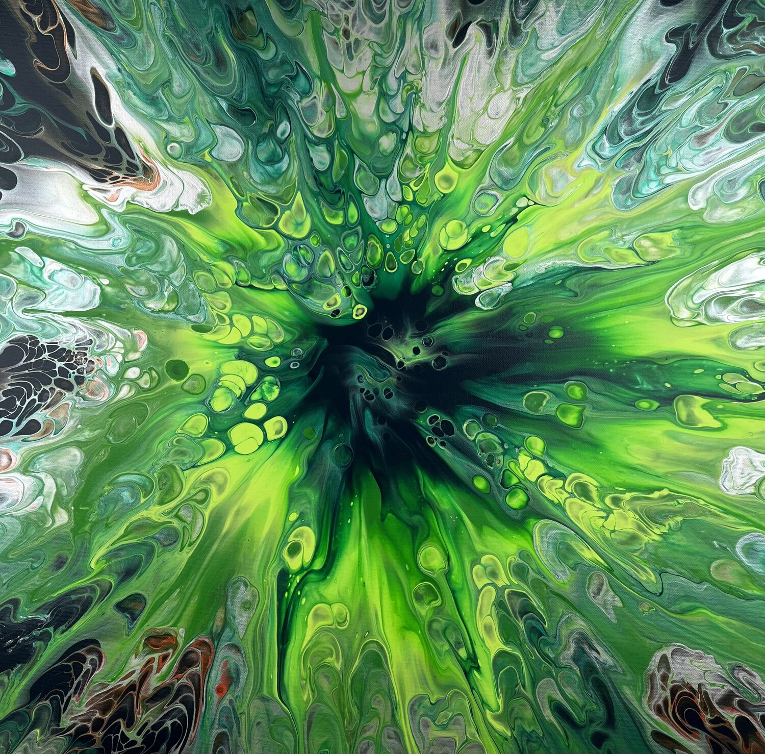 Jade Drache Dominique Ludmann Original painting for sale
