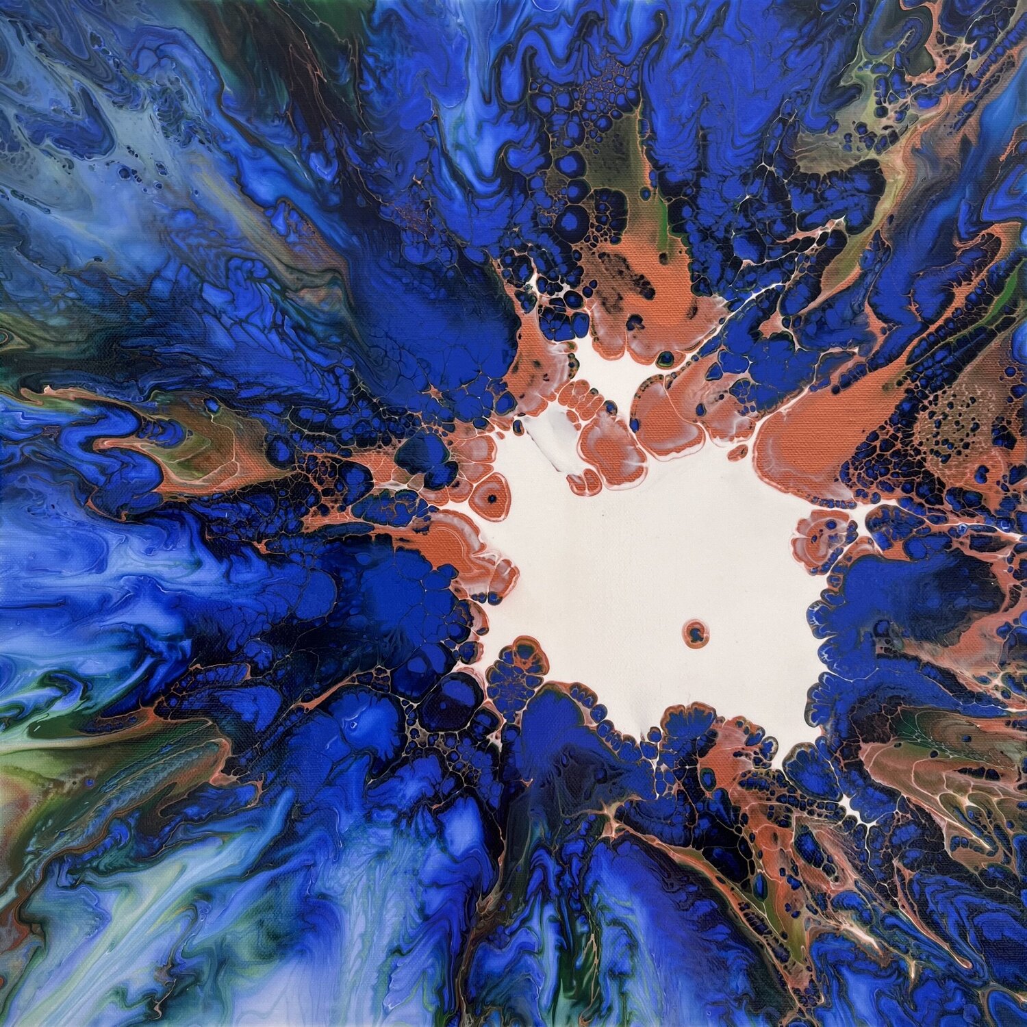 Drache der Tausenden Opale Dominique Ludmann Original painting for sale