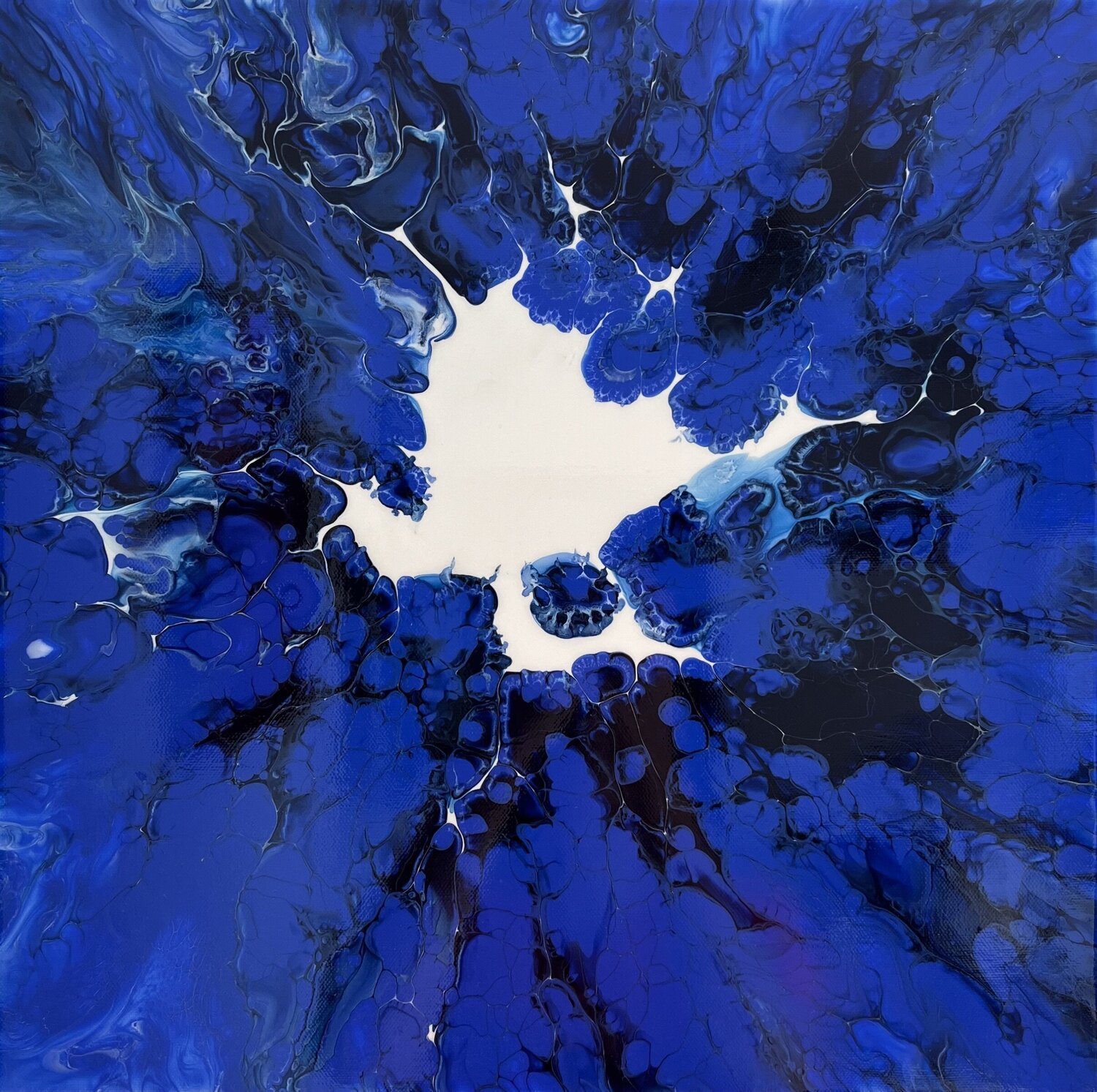 Drache der Tausend Lapislazuli Dominique Ludmann Original painting for sale