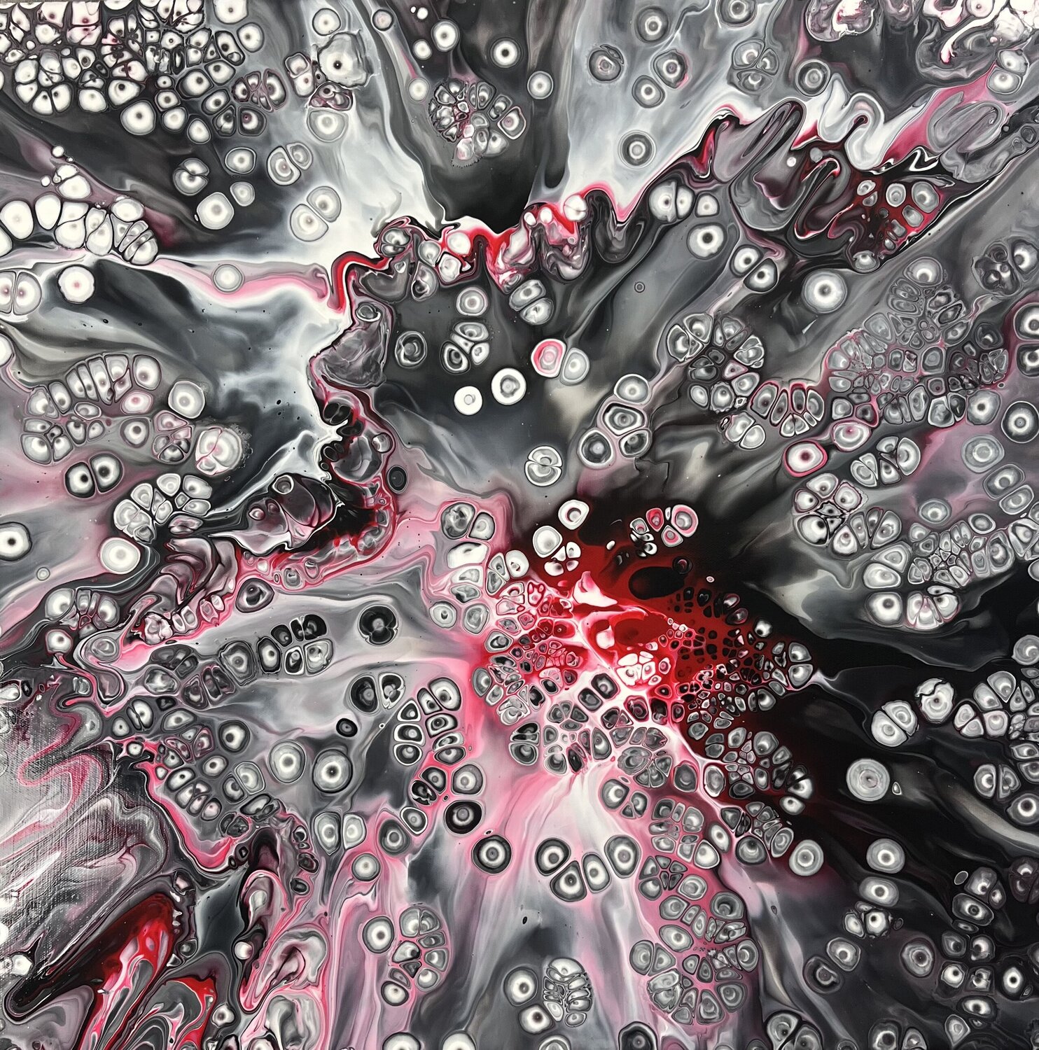 Yang Drache Dominique Ludmann Original painting for sale