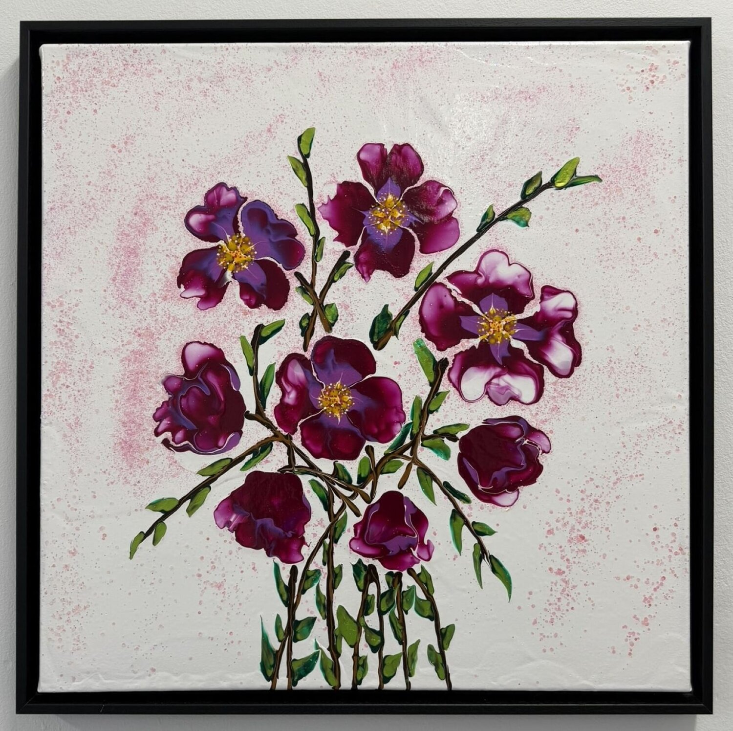 Blooming Stillness Dominique Ludmann Original painting for sale