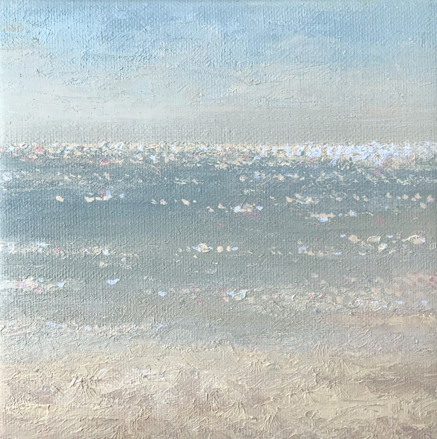 Tiny I, Sea Horizon Alena Post Original painting for sale