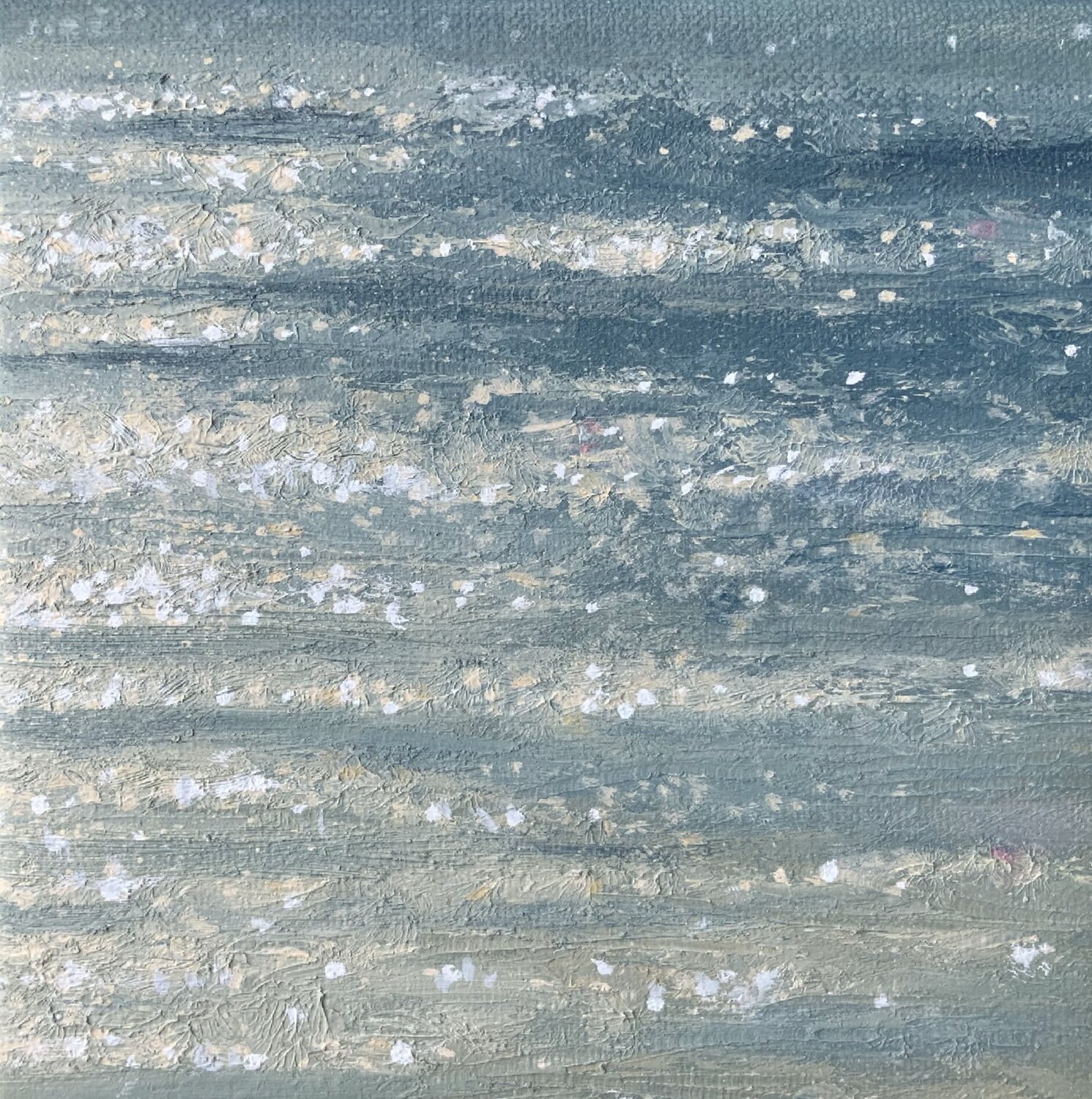 Tiny |I|, Sunlight on the Water Alena Post Original painting for sale