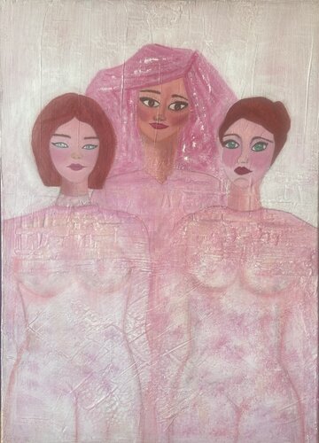 We together by Alejandra Patricia, Painting for Sale on Select