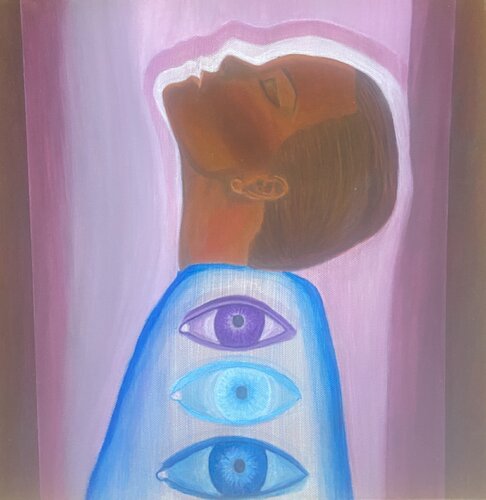 En conexión by Alejandra Patricia, Painting for Sale on Select