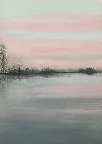 Winter See by Alejandra Patricia, Painting for Sale on Select
