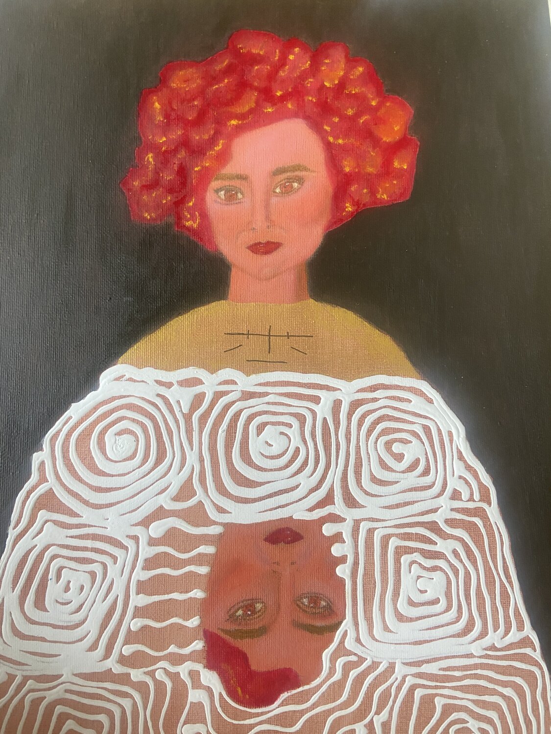 Reflejo interior Alejandra Patricia Original painting for sale
