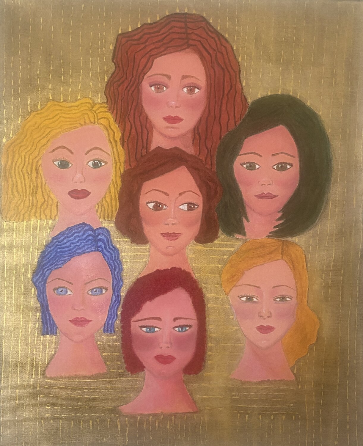 We, all together, we can Alejandra Patricia Original painting for sale