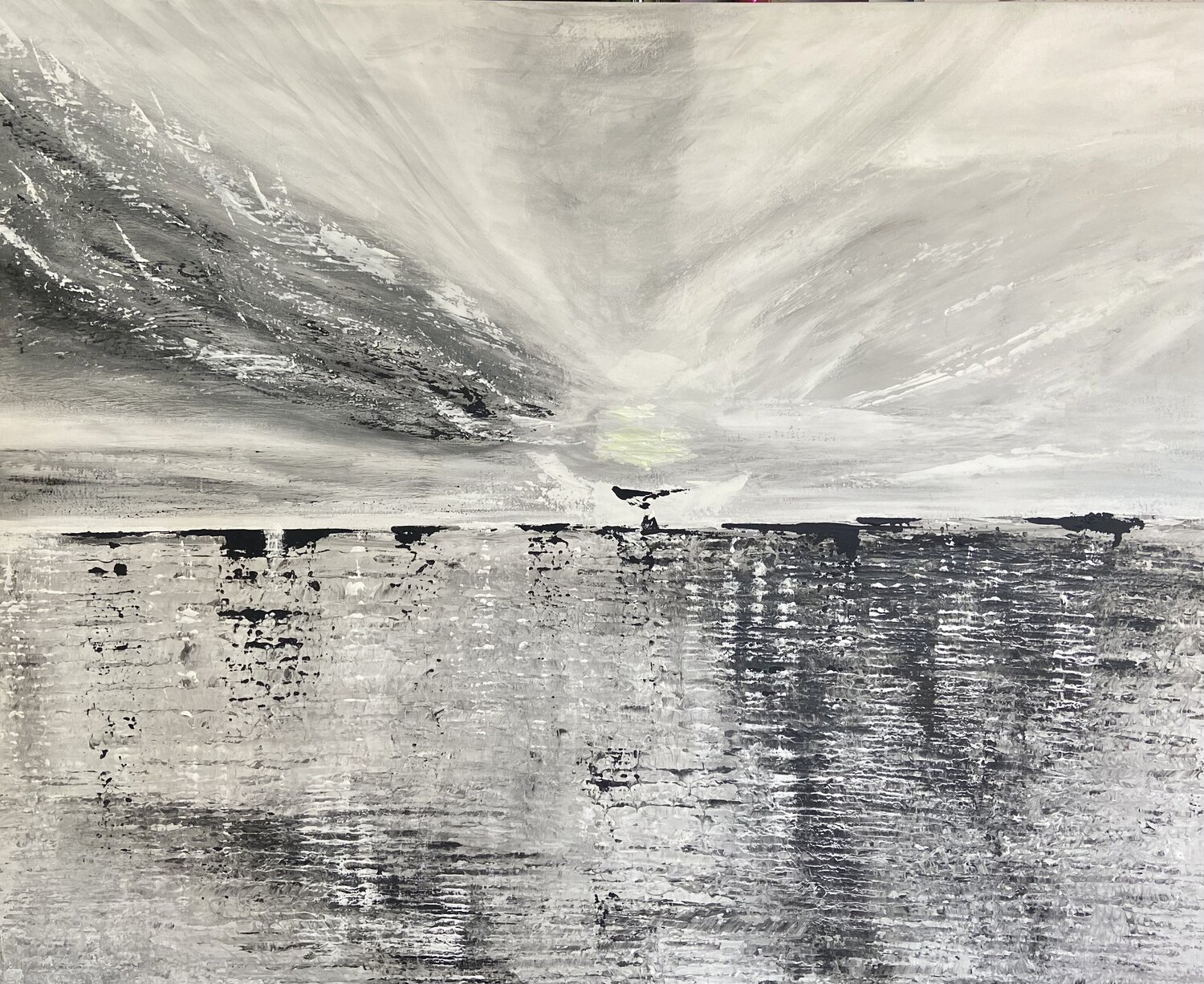 Storm Alejandra Patricia Original painting for sale