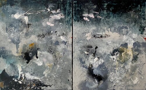Diptych no.1 by Michail Fotopoulos, Painting for Sale on Select