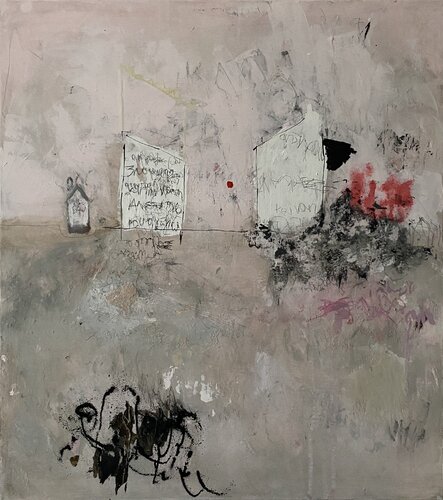 Fear Umbilical III – Bond by Michail Fotopoulos, Painting for Sale on Select