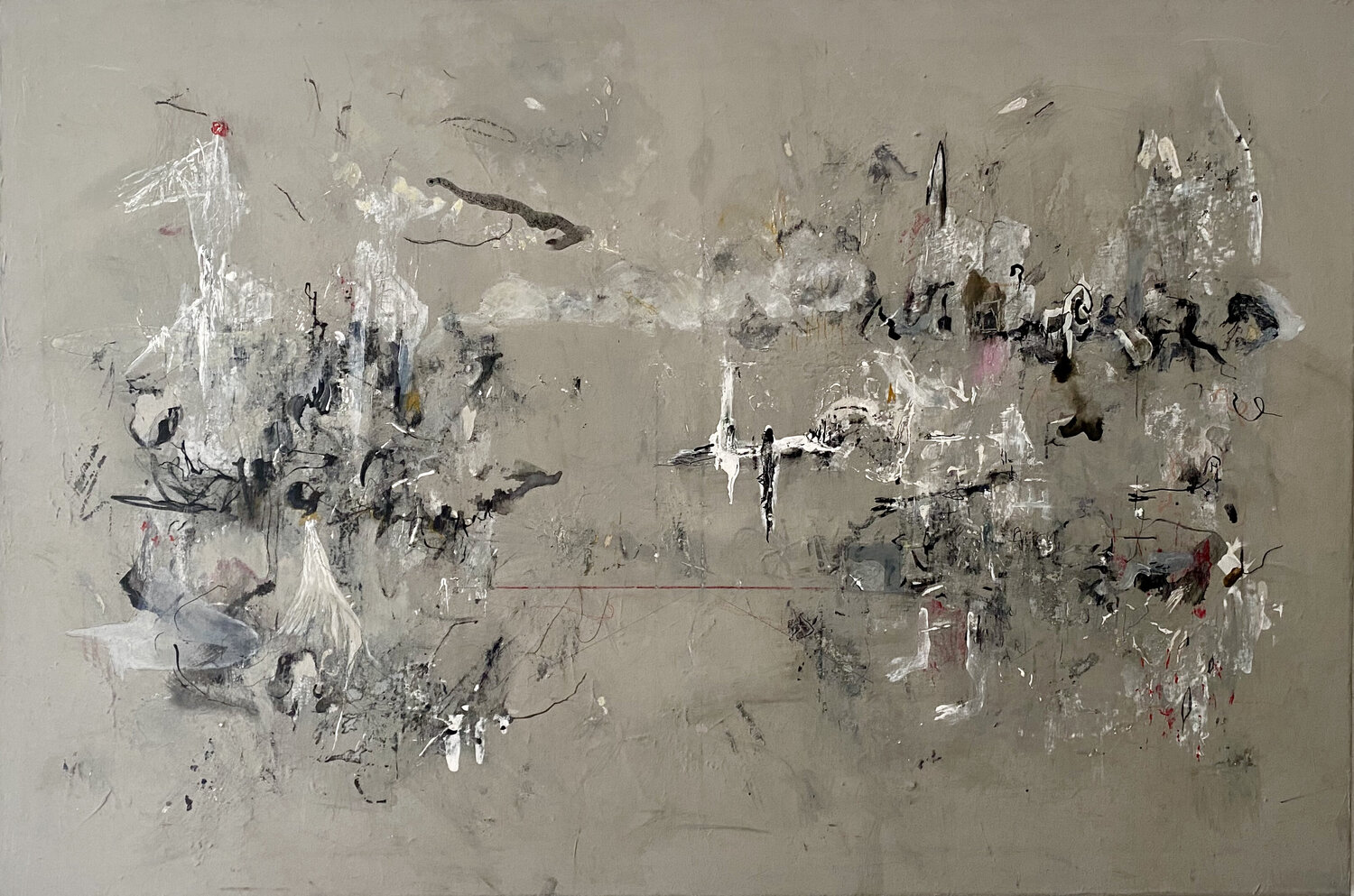 Echoes Below no.2 Michail Fotopoulos Original painting for sale
