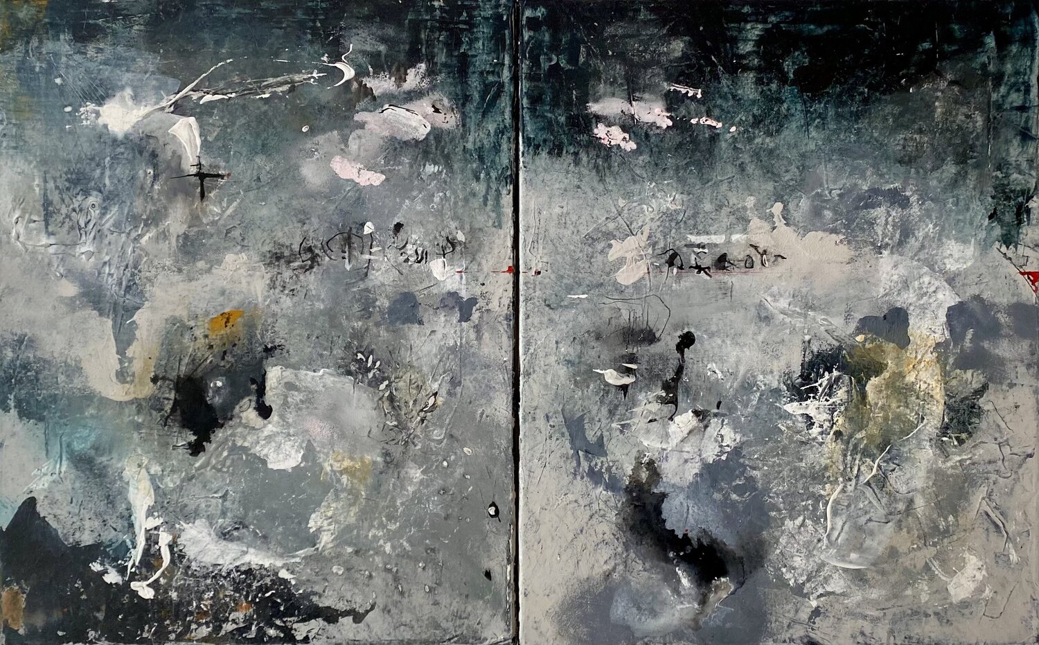 Diptych no.1 Michail Fotopoulos Original painting for sale