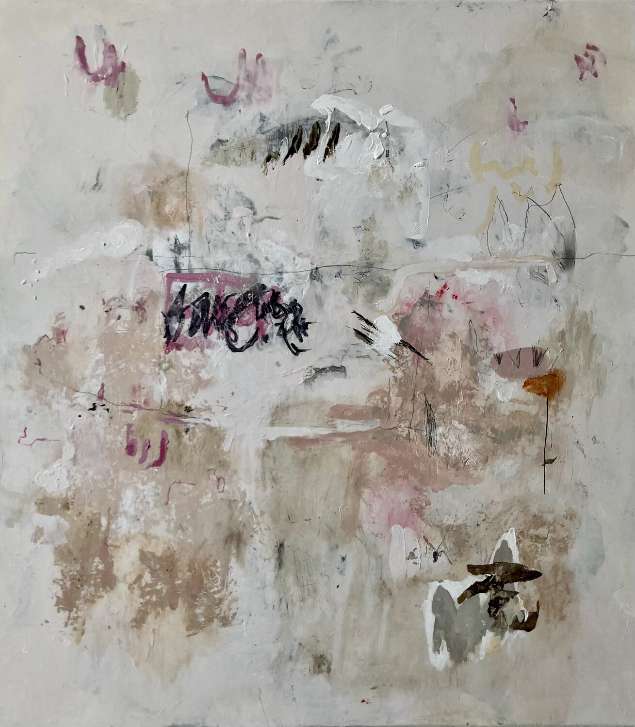Fear Umbilical I – Residue Michail Fotopoulos Original painting for sale