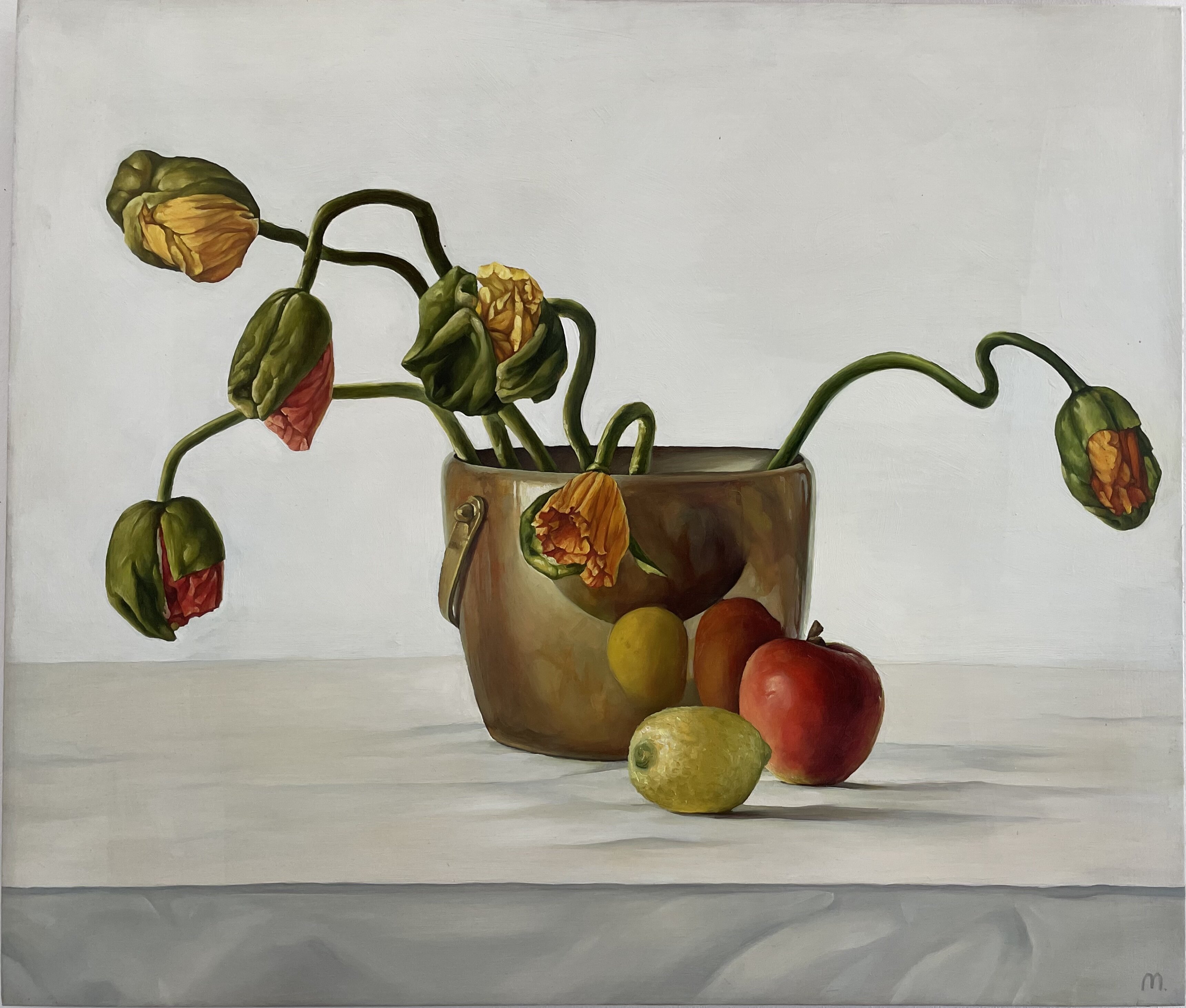 Still life with poppies