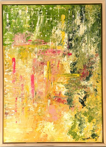 71 soleil vert by Hemera, Painting for Sale on Select
