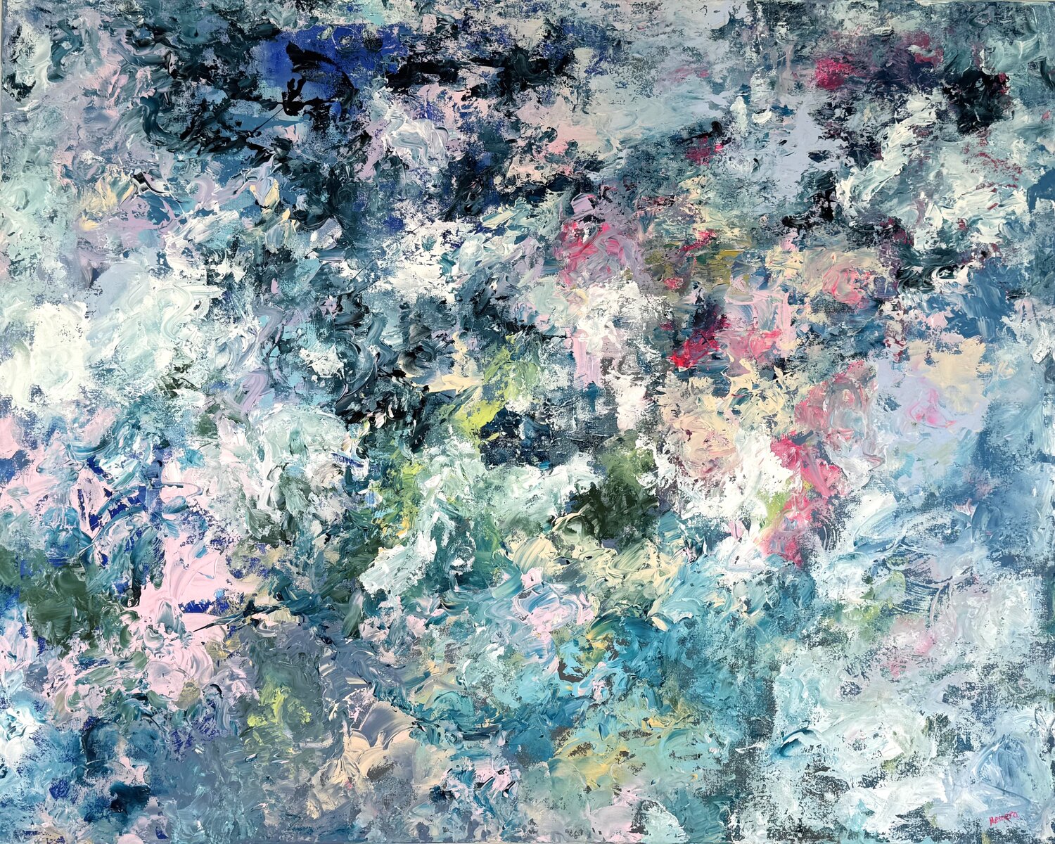 79 - Mer de douceur Hemera Original painting for sale
