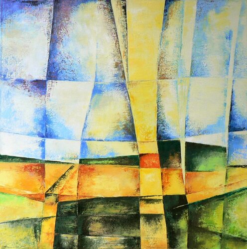 POLDER by WOZART - Wolfgang Zachow, Painting for Sale on Select