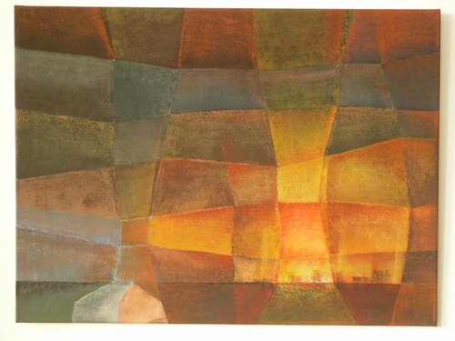 HIMMEL ÜBER ZYNIEN by WOZART - Wolfgang Zachow, Painting for Sale on Select