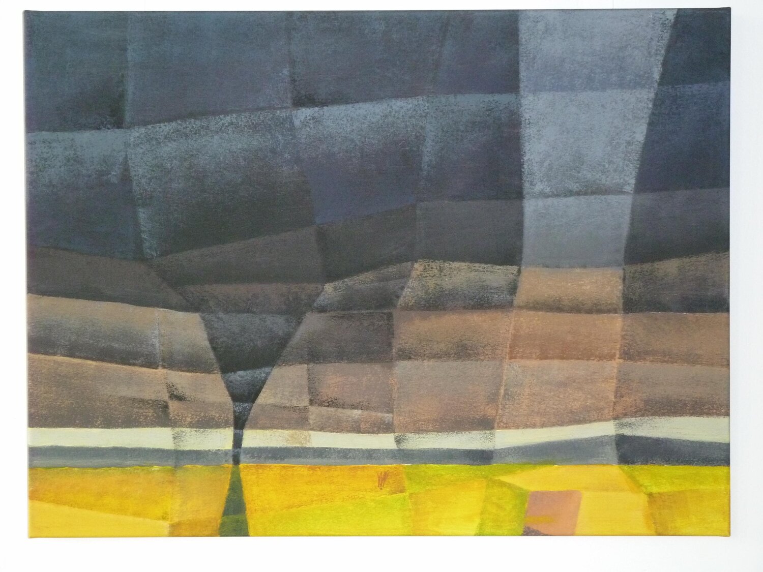 HIMMEL ÜBER EGOMANIEN WOZART - Wolfgang Zachow Original painting for sale