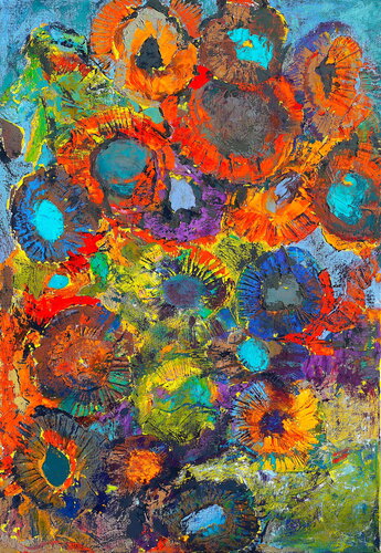 CZERWCOWE POPOŁUDNIE / JUNE AFTERNOON by Martyna Kliszewska, Painting for Sale on Select