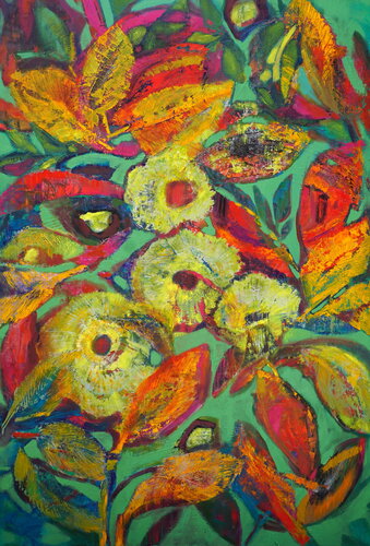 MIMOZY TROPIKALNE / TROPICAL MOMOSAS by Martyna Kliszewska, Painting for Sale on Select
