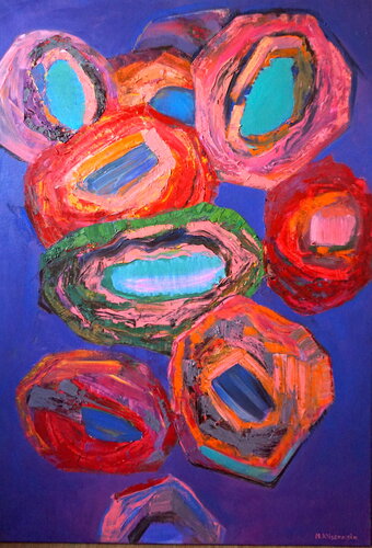 GAJ OLIWNY O ZMIERZCHU by Martyna Kliszewska, Painting for Sale on Select