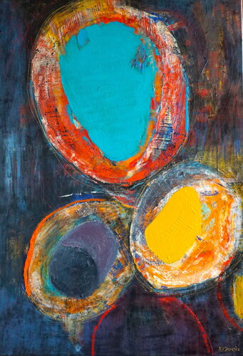 GAJ OLIWNY / OLIVE GROVE by Martyna Kliszewska, Painting for Sale on Select