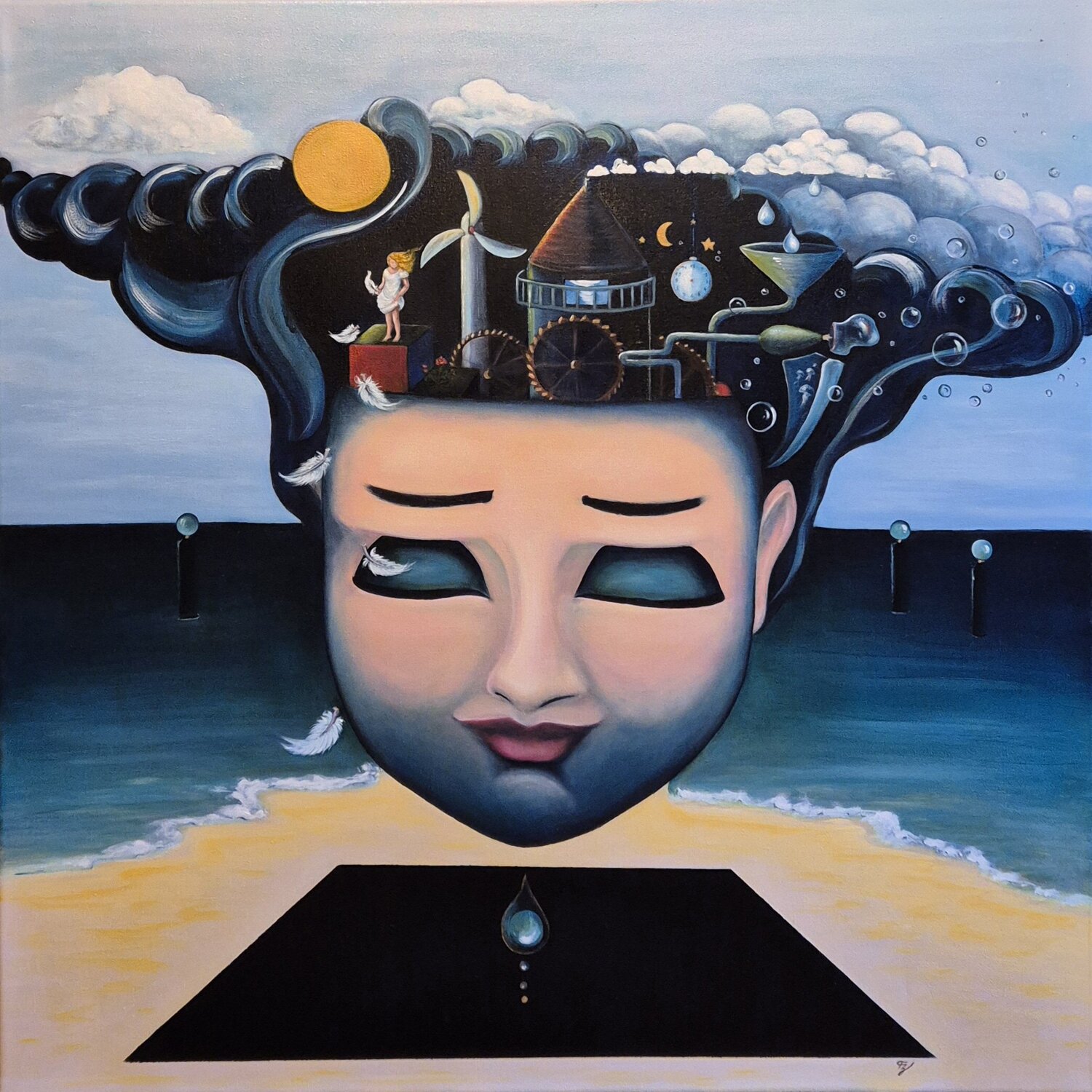 TraumFabrik Franca Ze Original painting for sale