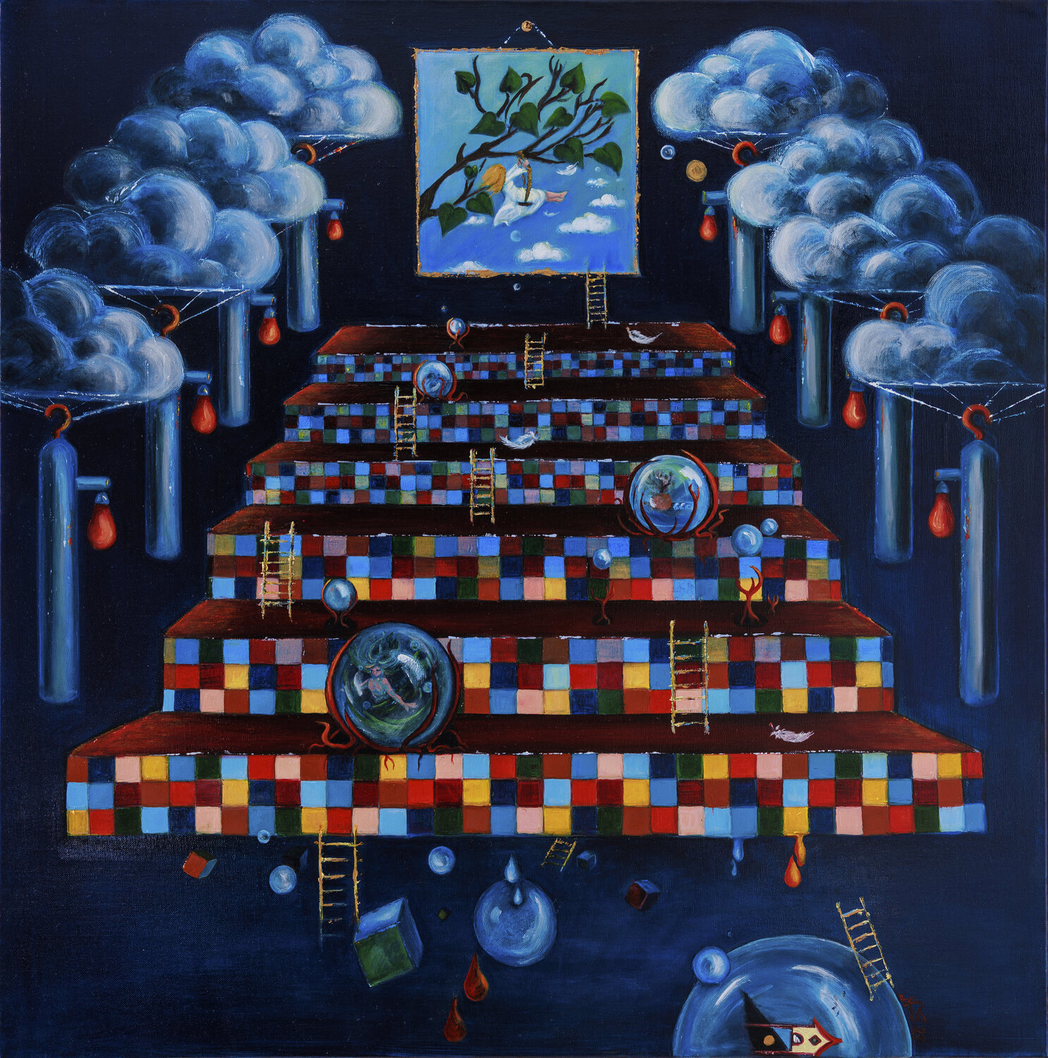 Immer in meinen Gedanken Franca Ze Original painting for sale