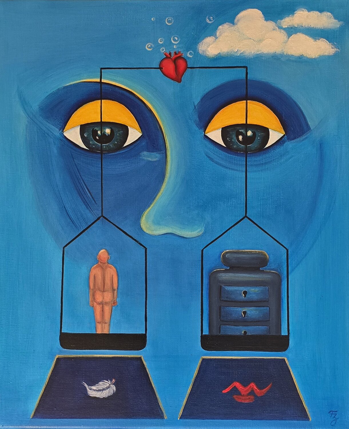 Urteil Franca Ze Original painting for sale