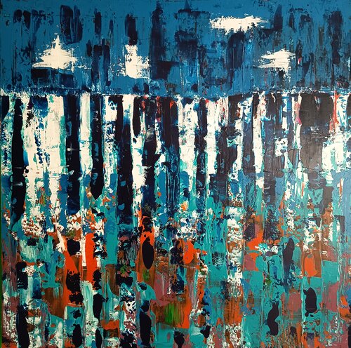 Over / Under Water by Sebastian Brand, Painting for Sale on Select