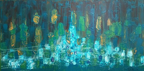 Blue hour by Sebastian Brand, Painting for Sale on Select