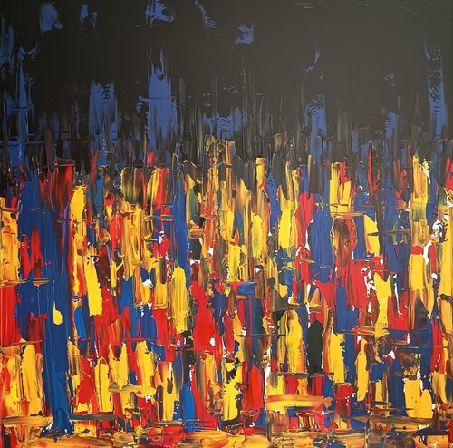 Skyline by Sebastian Brand, Painting for Sale on Select