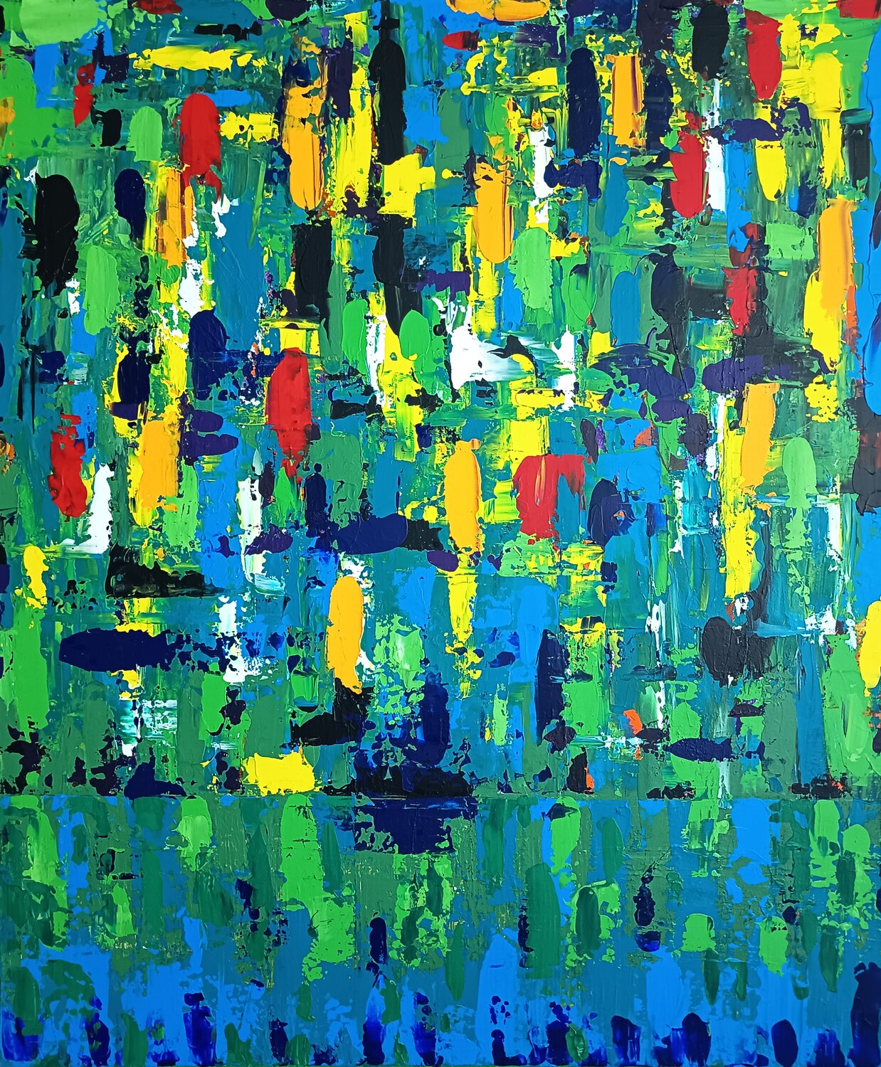 Hanging garden Sebastian Brand Original painting for sale