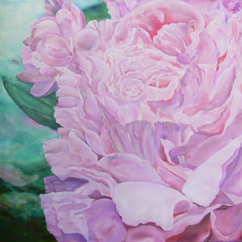 Peony no.35 by Dagmar Wankowski, Painting for Sale on Select