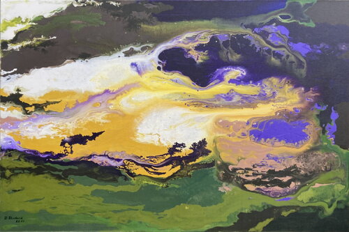 RIVER no.378 by Dagmar Wankowski, Painting for Sale on Select