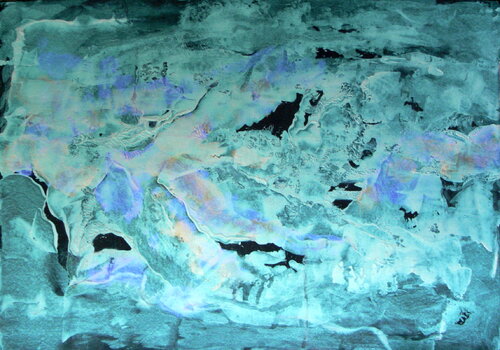 HOUNTED FOREST no.352 by Dagmar Wankowski, Painting for Sale on Select