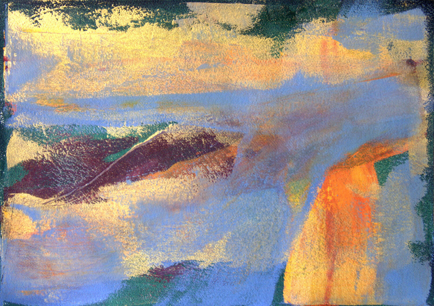 Waterways no.461 Dagmar Wankowski Original painting for sale