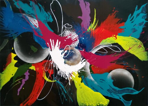 "Summer Night" by Agnieszka Schmid, Painting for Sale on Select