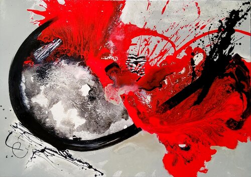 "Fighter" by Agnieszka Schmid, Painting for Sale on Select