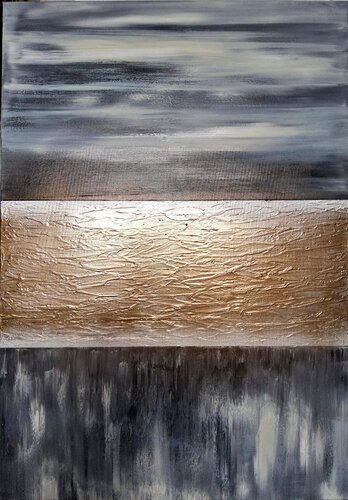 "Beyond the horizon " by Agnieszka Schmid, Painting for Sale on Select