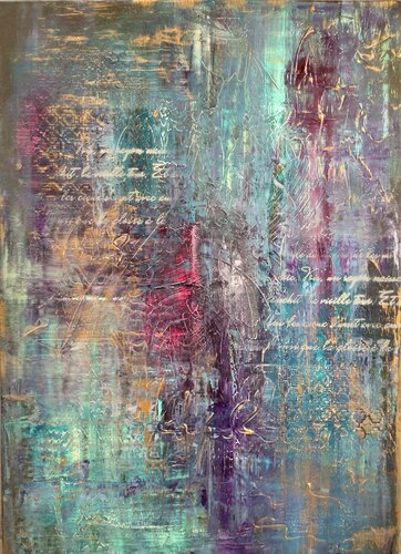 "...histoire d'amour..." by Agnieszka Schmid, Painting for Sale on Select