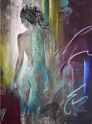 "Free" by Agnieszka Schmid, Painting for Sale on Select