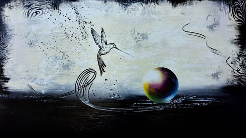 " SAFE WORLD  " by Agnieszka Schmid, Painting for Sale on Select