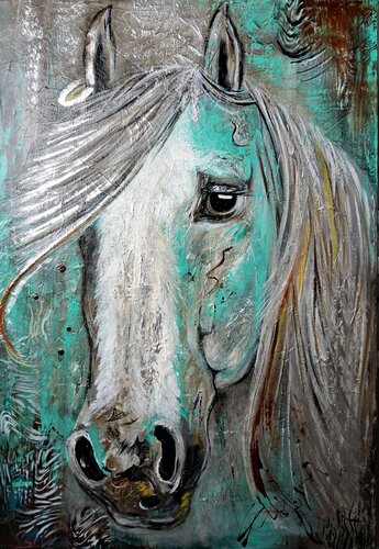 "Mana " by Agnieszka Schmid, Painting for Sale on Select