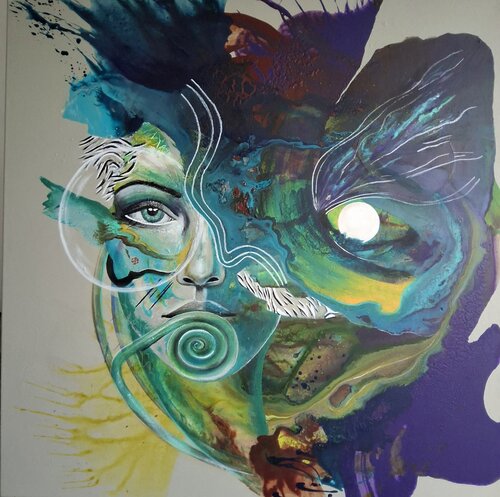 "The Soul of the Earth " von Agnieszka Schmid, Malerei kaufen auf Select
