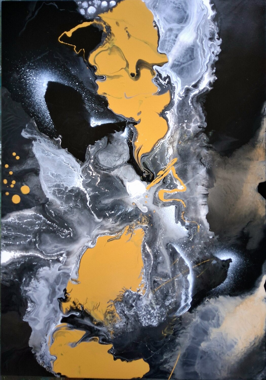 "...find your light..." Agnieszka Schmid Original painting for sale
